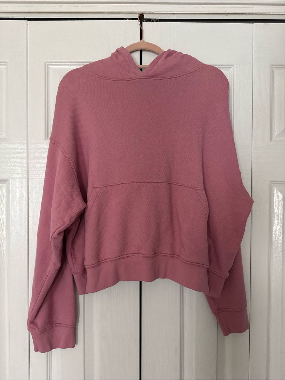SET Active Hoodie Pink Pullover Sweatshirt Size S
